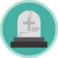 Friedhof-Vektor-Icon-Design vektor