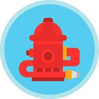 Hydranten-Vektor-Icon-Design vektor