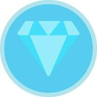 Diamant-Vektor-Icon-Design vektor