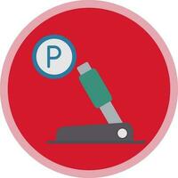 Parkplatz Bremse Vektor Symbol Design