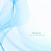 Abstrakter stilvoller blauer Wellenhintergrund vektor
