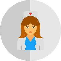 Krankenschwester-Vektor-Icon-Design vektor