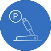 Parkplatz Bremse Vektor Symbol Design