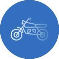 Motorrad-Vektor-Icon-Design vektor