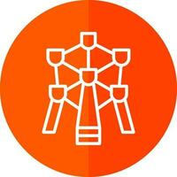 Atomium Vektor Symbol Design