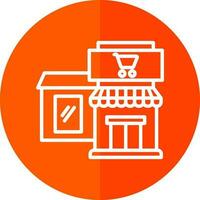 Supermarkt-Vektor-Icon-Design vektor