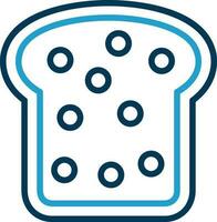 Brot-Vektor-Icon-Design vektor