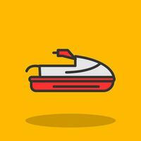 Jet-Ski-Vektor-Icon-Design vektor