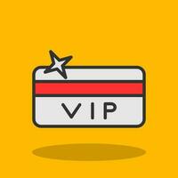 VIP-Karten-Vektor-Icon-Design vektor