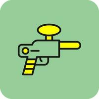 Paintball-Vektor-Icon-Design vektor