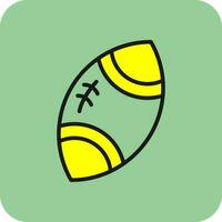 Rugby Ball Vektor Symbol Design