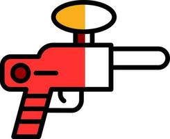 Paintball-Vektor-Icon-Design vektor