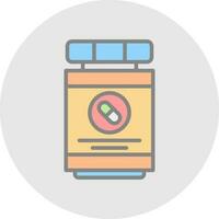 antibiotikum vektor ikon design