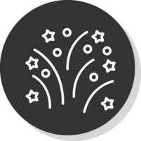 Feuerwerk-Vektor-Icon-Design vektor