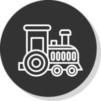 leksak tåg vektor ikon design