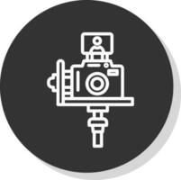 Vlogger-Vektor-Icon-Design vektor