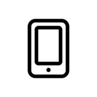 einfach Smartphone Symbol. das Symbol können Sein benutzt zum Webseiten, drucken Vorlagen, Präsentation Vorlagen, Illustrationen, usw vektor