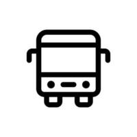 einfach Schule Bus Symbol. das Symbol können Sein benutzt zum Webseiten, drucken Vorlagen, Präsentation Vorlagen, Illustrationen, usw vektor