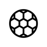 einfach Fußball Symbol. das Symbol können Sein benutzt zum Webseiten, drucken Vorlagen, Präsentation Vorlagen, Illustrationen, usw vektor