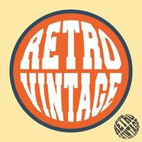 retro vintage typografi för t-shirt stämpel utskrift applikation mode slogan badge etikett kläder jeans eller andra tryckprodukter vektorillustration vektor