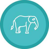 Elefant-Vektor-Icon-Design vektor