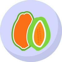 Papaya-Vektor-Icon-Design vektor