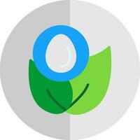 organisk ägg vektor ikon design