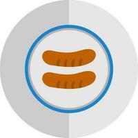 Wurst-Vektor-Icon-Design vektor