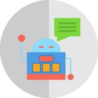 chatbot vektor ikon design