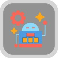 Roboter-Vektor-Icon-Design vektor