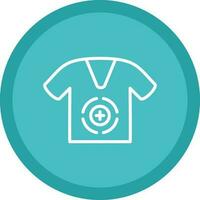 T-Shirt-Vektor-Icon-Design vektor