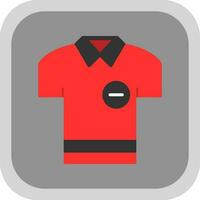 Poloshirt-Vektor-Icon-Design vektor