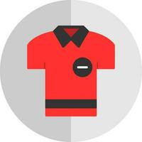 Poloshirt-Vektor-Icon-Design vektor