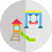 Spielplatz-Vektor-Icon-Design vektor