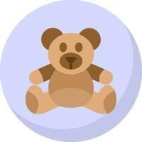 Teddybär-Vektor-Icon-Design vektor
