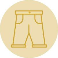 Shorts-Vektor-Icon-Design vektor