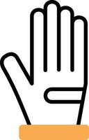 Handschuh-Vektor-Icon-Design vektor