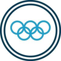 olympic spel vektor ikon design