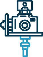 Vlogger-Vektor-Icon-Design vektor