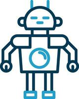 Roboter-Vektor-Icon-Design vektor