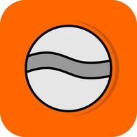 Golfball-Vektor-Icon-Design vektor