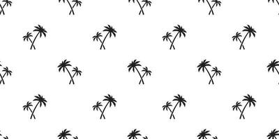 Palme Baum Kokosnuss Baum nahtlos Muster Vektor Schal isoliert Insel Fliese Hintergrund wiederholen Hintergrund tropisch Sommer- Illustration Gekritzel