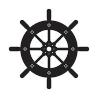 Helm Anker Vektor Symbol Logo Pirat nautisch maritim Ozean Meer Boot Illustration Symbol