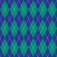Marin blå och grön Färg argyle mönster. argyle vektor mönster. argyle mönster. sömlös geometrisk mönster för Kläder, omslag papper, bakgrund, bakgrund, gåva kort, Tröja.
