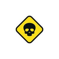 giftig Gefahr Vorsicht Warnung Symbol Design Vektor