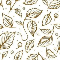 löv mönster vektor för dekoration