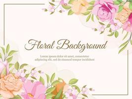 Hochzeit Banner Hintergrund floral Vektor Vorlage