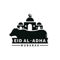 eid al Adha illustration. idul Adha illustration design vektor