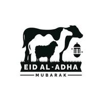 eid al Adha illustration. idul Adha illustration design vektor