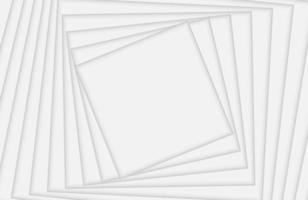 abstrakter geometrischer weißer und grauer Farbhintergrund vektor